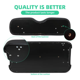 Waterproof coating resists rain and spills on DIYOLFALL cushions.