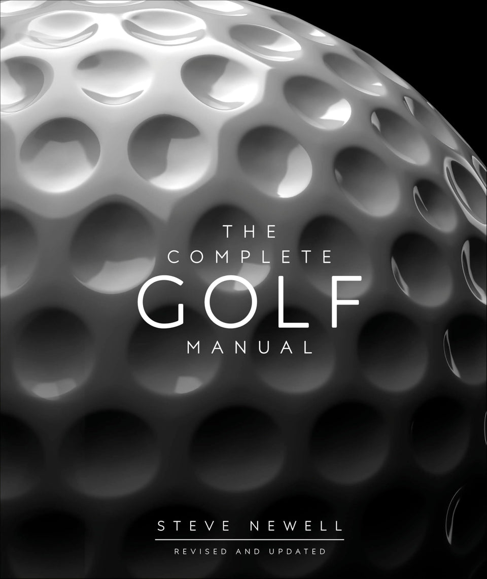 DK The Complete Golf Manual cover, offering trusted guidance to improve all aspects of your game.