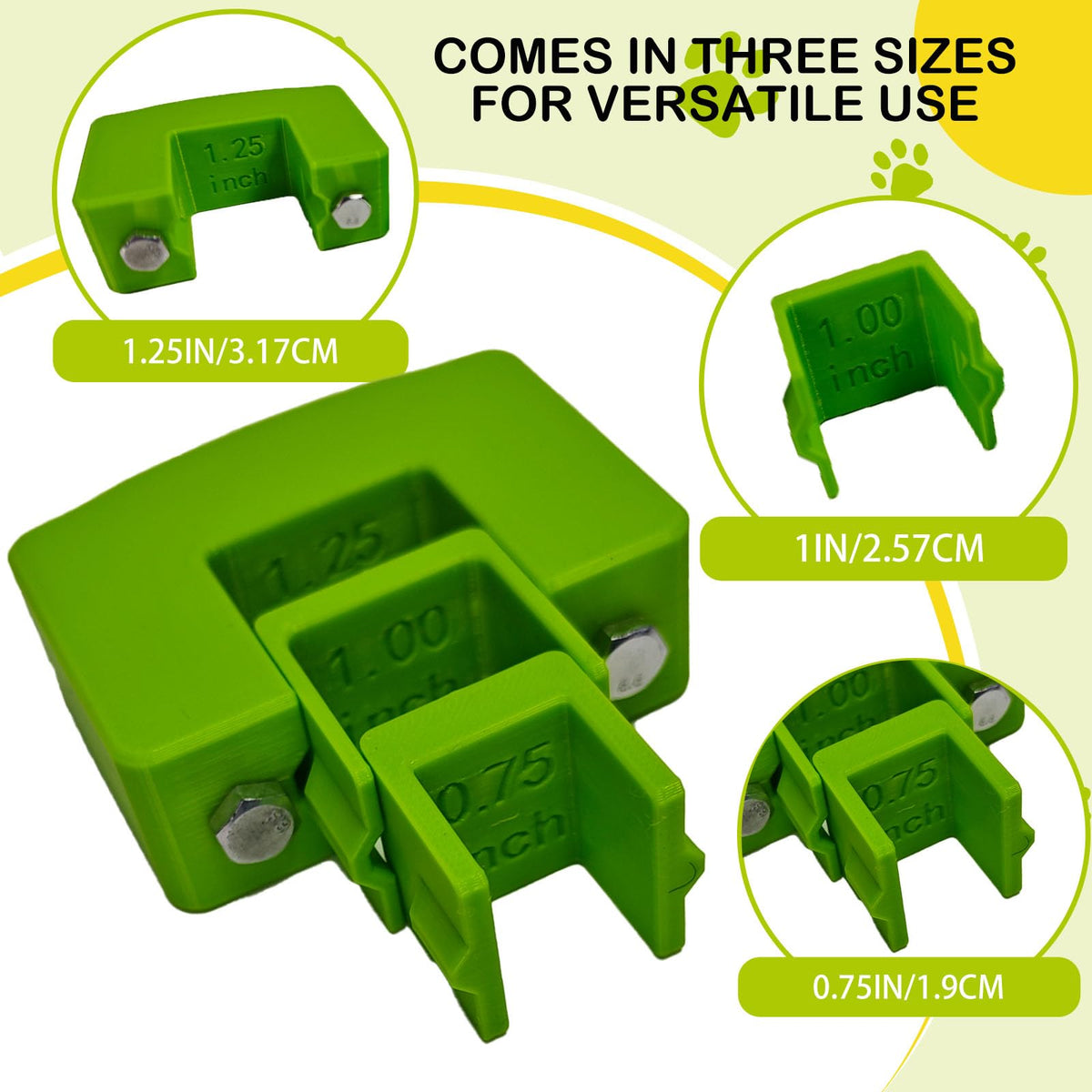 DMERHAC Ryobi PCL811 adapter clip enables quick, drill-free mounting on standard rails.