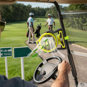 DMERHAC universal clamps fit Club Car, EZ-GO, and Yamaha carts for broad compatibility.