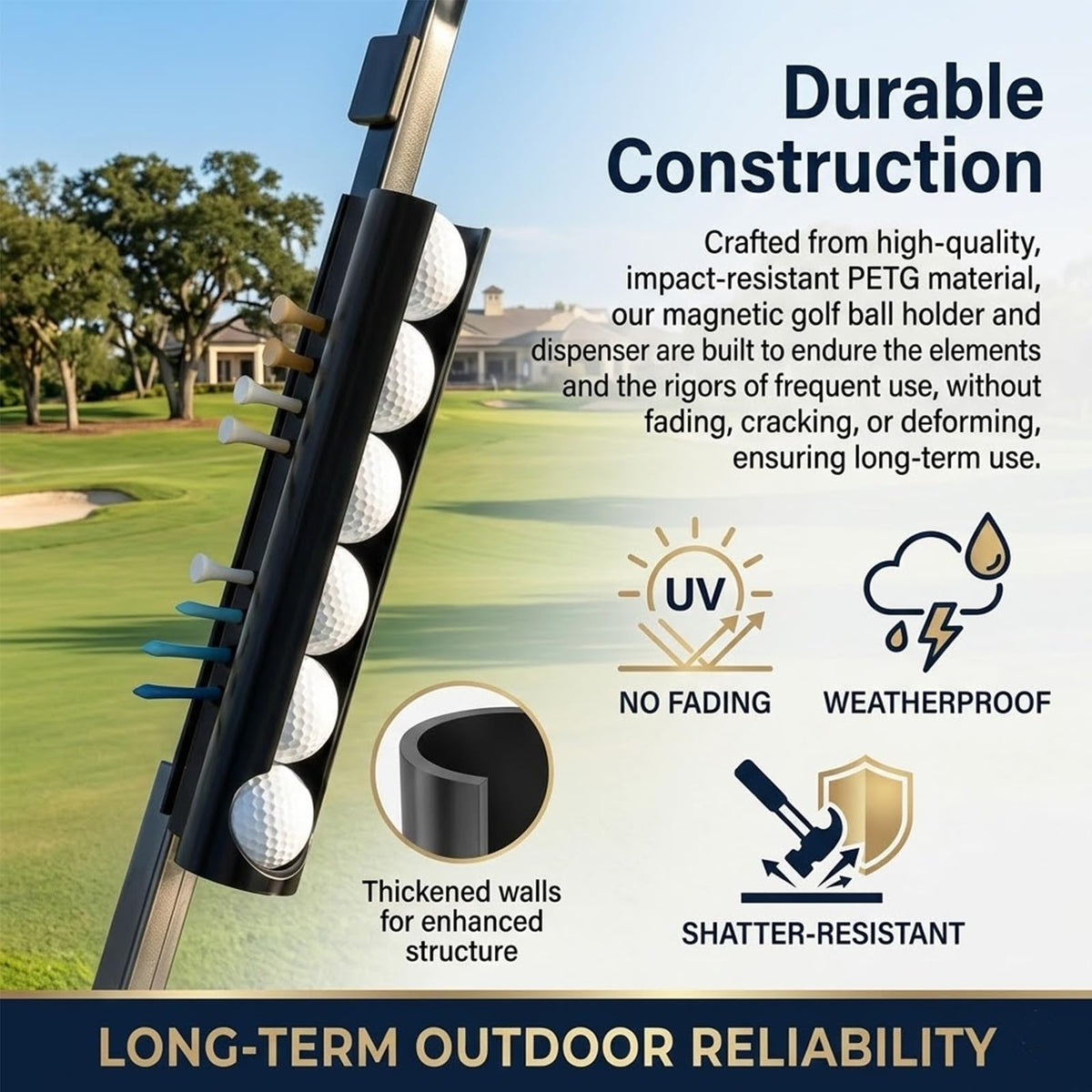 DMERHAC universal-fit design snaps on without tools for fast, tool-free installation.