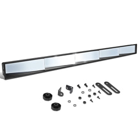 DNA MOTORING Wink 5-panel rear view mirror closeup for expanded rear visibility