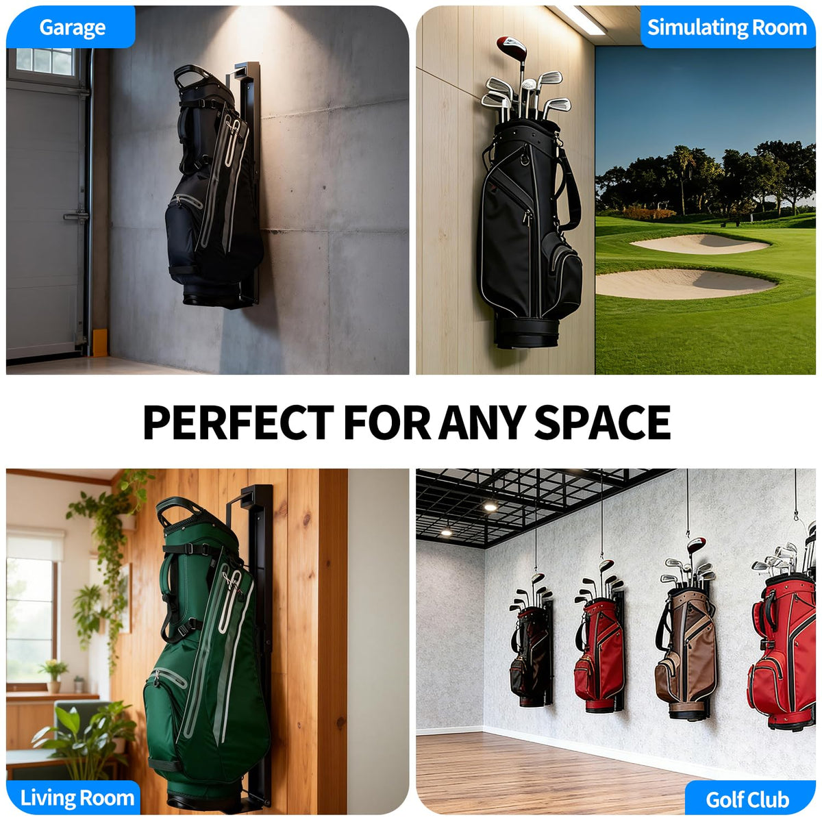 DOLEMODUO black finish complements any golf setup.