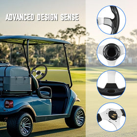 Dollate ergonomic grip demonstrates comfortable hand fit during drives