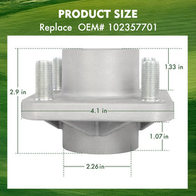 Dollate oil seal and bearing provide durable lubrication for reliable performance.