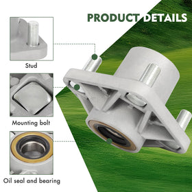 Dollate two-pack hub set supports balanced front axle performance.