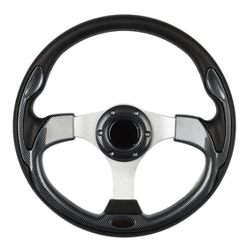 Dollate universal steering wheel full view offers comfortable control for golf carts