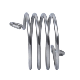 Close-up of the metal resistor core for durable performance