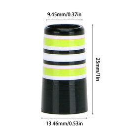 Dongker ferrule fits 0.370 inch taper shafts for standard compatibility.