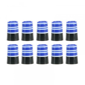 DONGKER golf ferrules black and white, durable replacement for iron shafts.