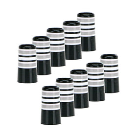 DONGKER golf iron ferrules 10-piece set for standard 0.370 inch shafts, easy replacement.