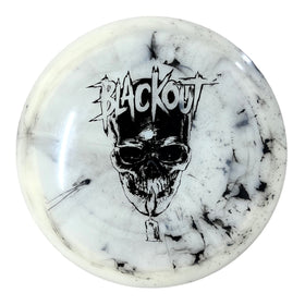 DOOMSDAY DISCS Blackout fairway driver in action delivering precise control.