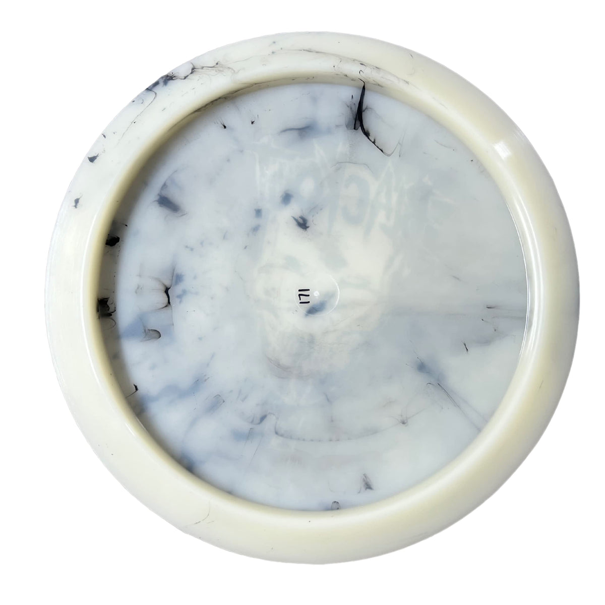 Blackout disc with varied stamp color and weight range 166–176 grams.