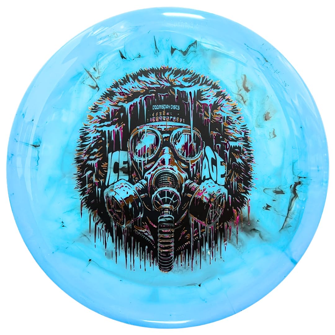 DOOMSDAY DISCS Ice Age fairway driver shaping lines around trees.