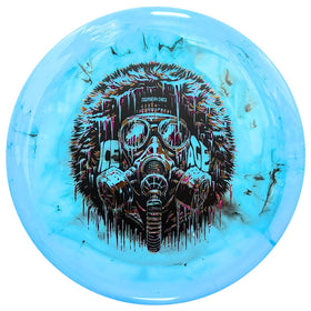 DOOMSDAY DISCS Ice Age fairway driver shaping lines around trees.
