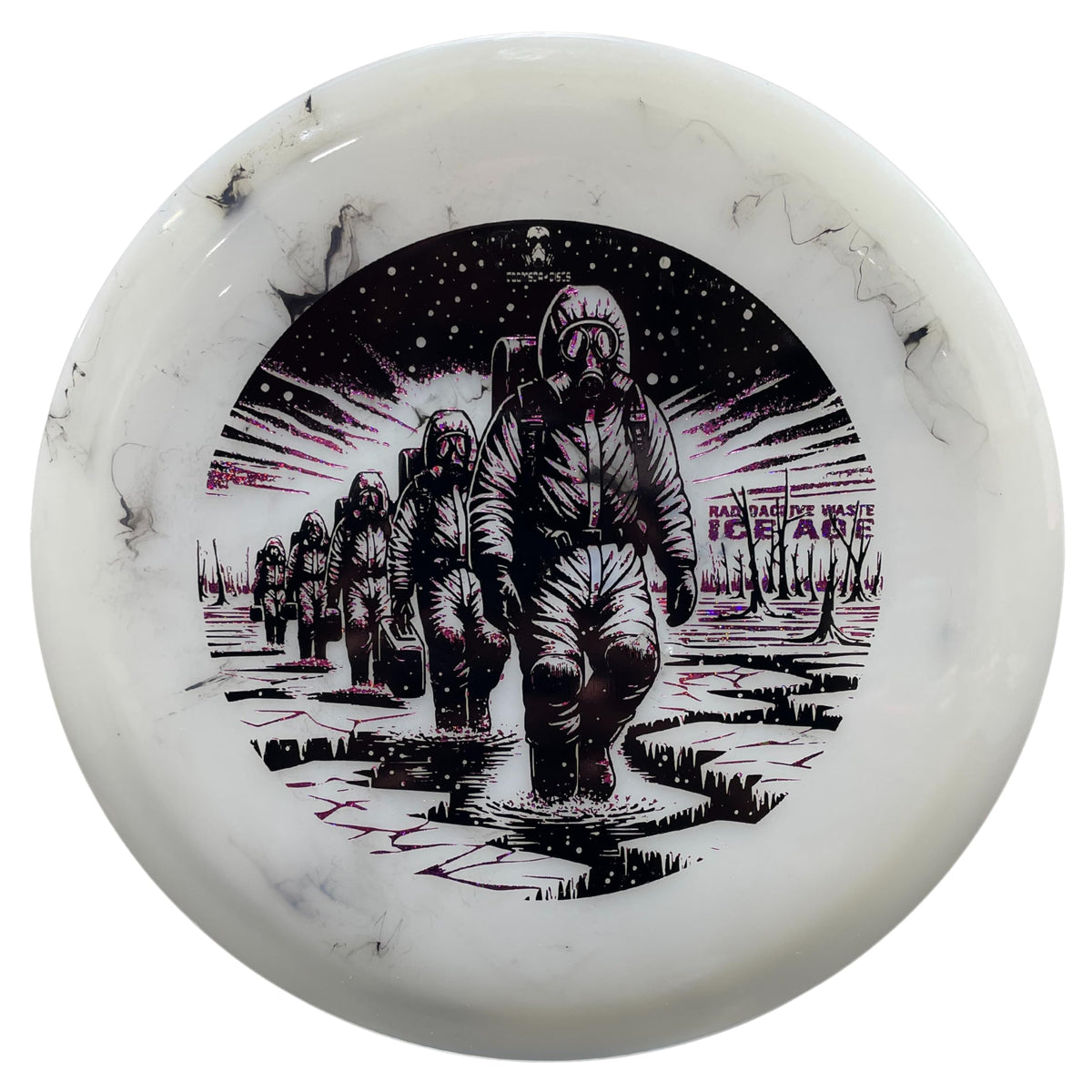 DOOMSDAY DISCS Ice Age driver glow for night throws with dependable fade and accurate shot-shaping