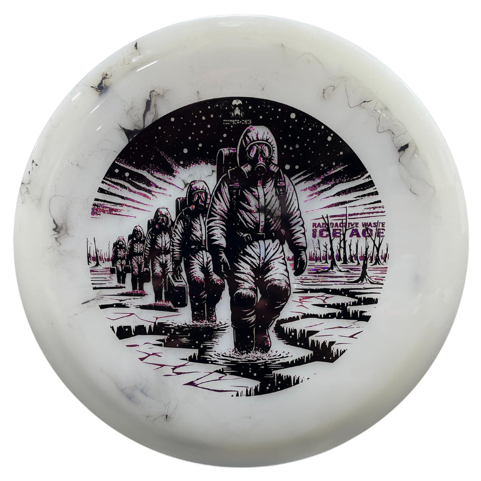 DOOMSDAY DISCS Ice Age driver glow for night throws with dependable fade and accurate shot-shaping