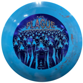 DOOMSDAY DISCS Plague distance driver stamp color variation highlights unique ride and style.