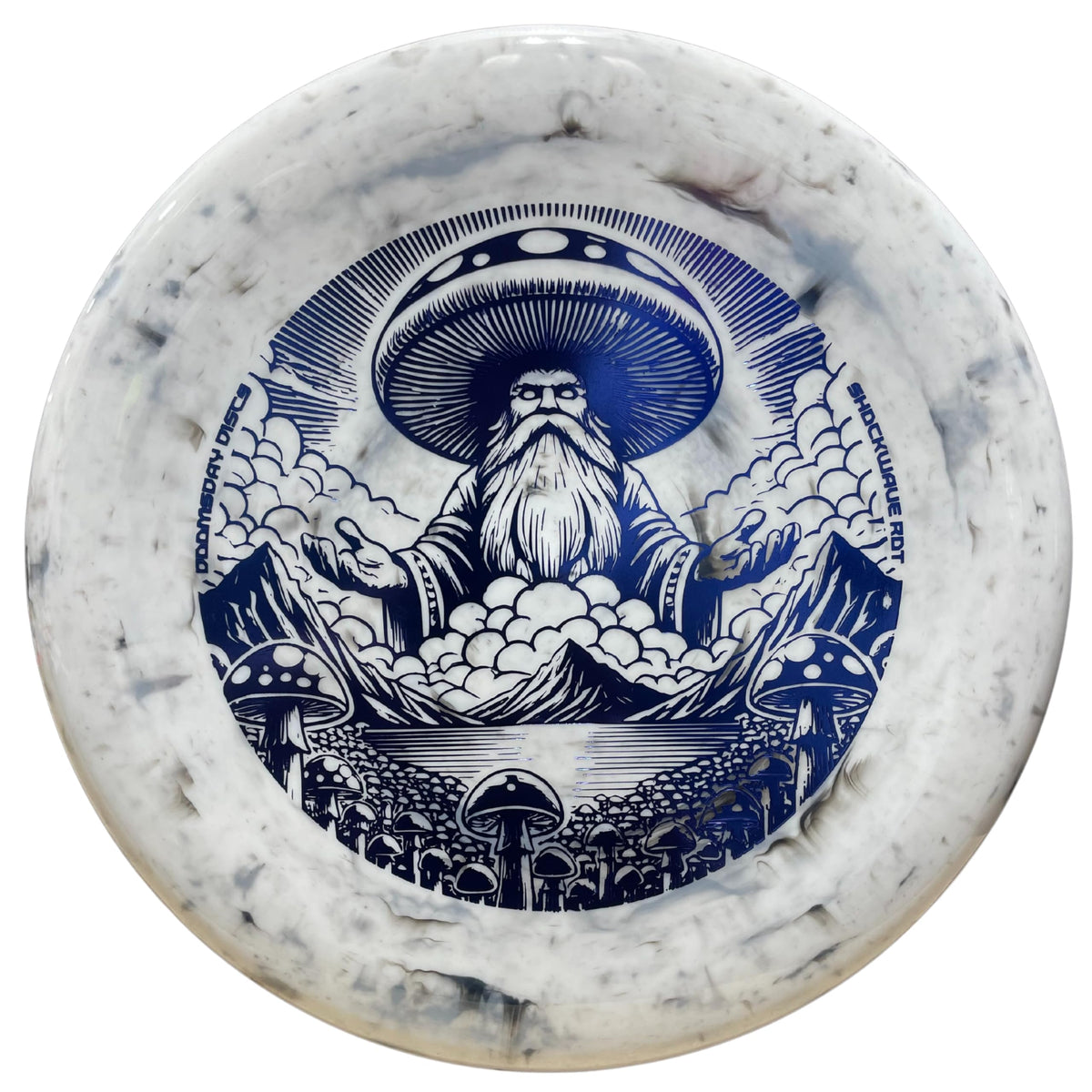 Doomsday Discs Rot Disc Golf Putter with rounded bead for precise putting on greens