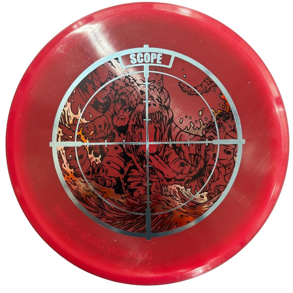 DOOMSDAY DISCS Scope midrange in red, ideal for precise short-range approaches