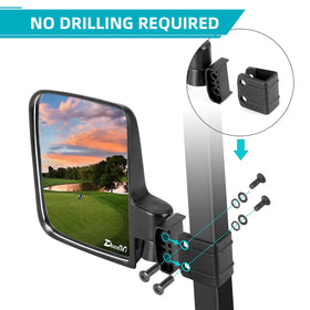 DoonMi black finish offers durable, stylish frame
