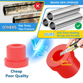 DoonMi buffer between springs and shackles reduces metal contact
