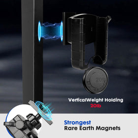 DoonMi phone holder on golf cart keeps GPS within reach.