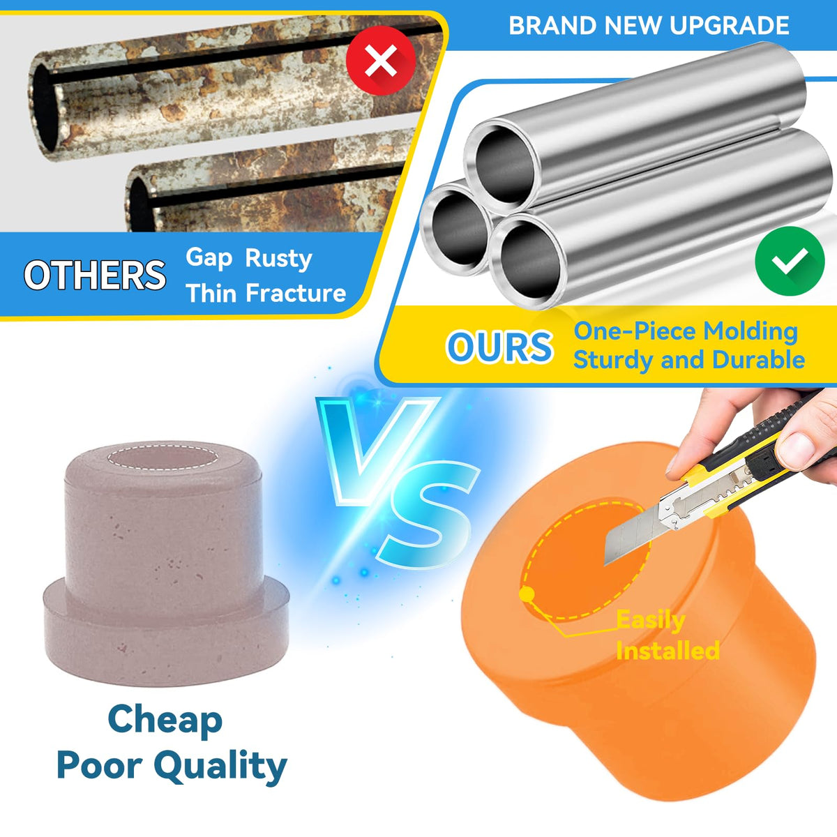 DoonMi polyurethane sleeves highlight durability and long-life performance.