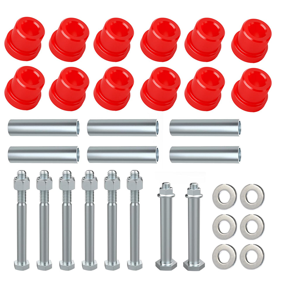 DoonMi rear leaf spring bushing kit for EZGO TXT/Medalist improves ride quality and durability