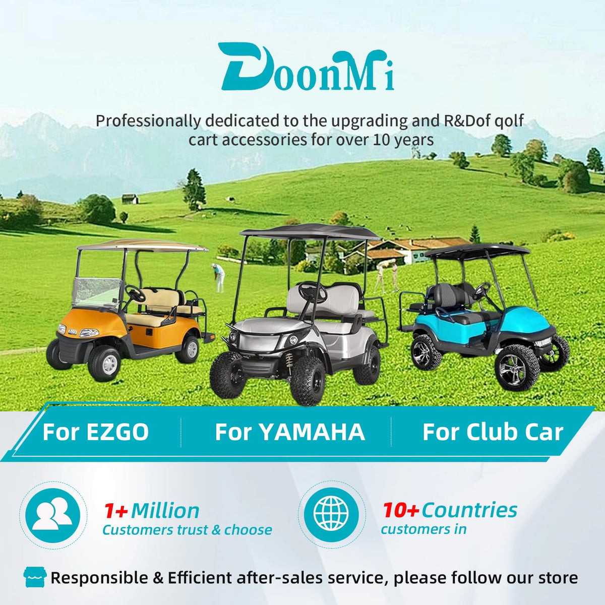 DoonMi universal-fit brackets mount easily on roof rails