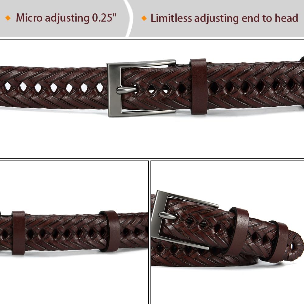DOOPAI premium cowhide leather belt offers durability and lasting style.