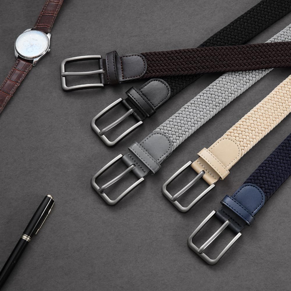 DOOPAI woven stretch belt suitable for casual and formal wear.