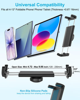 Galaxy Z Fold devices fit securely in the Dosvsi mount.