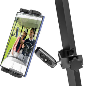 Dosvsi Z Fold mount with square clip secures on square golf cart posts.
