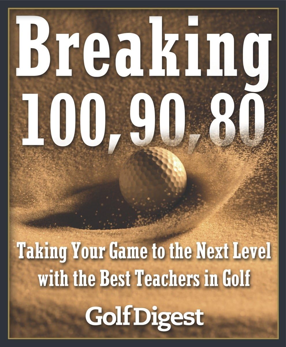 Doubleday Breaking 100, 90, 80 book cover with expert tips to improve scoring