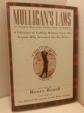 Doubleday Mulligan's Laws cover: golf wisdom to sharpen strategy on the course.