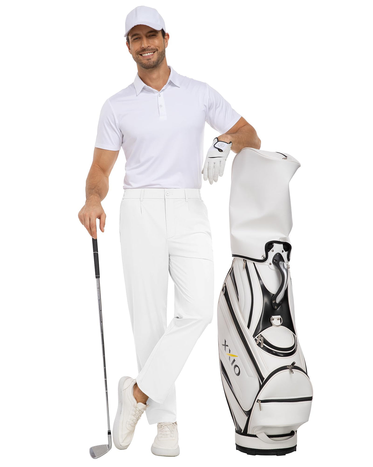 DOWMQ pants with drawstring waistband for adjustable comfort