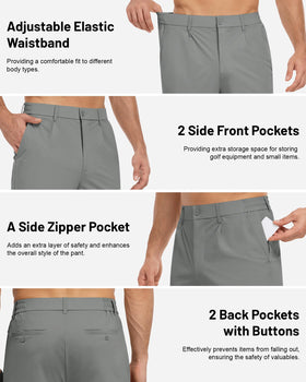 DOWMQ drawstring waistband design delivers adjustable, comfortable fit.