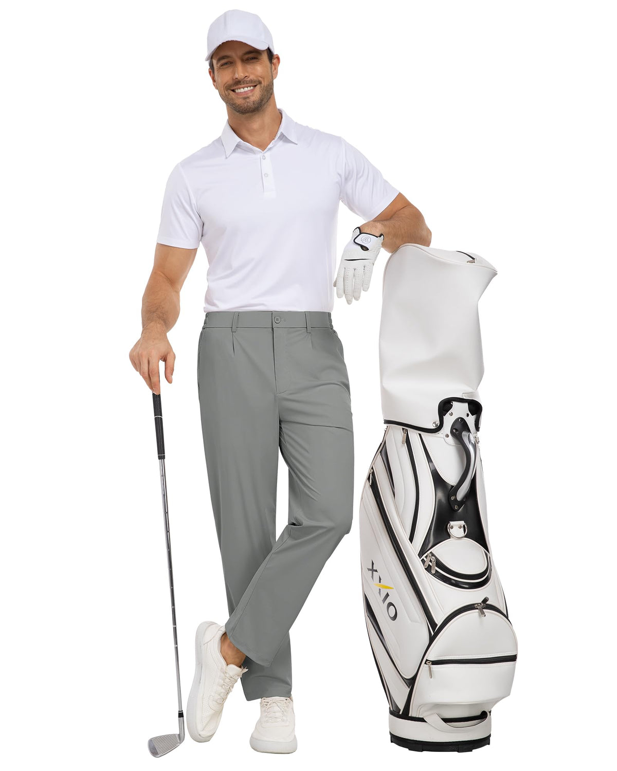 DOWMQ straight-leg golf pants pair with sport and casual outfits.
