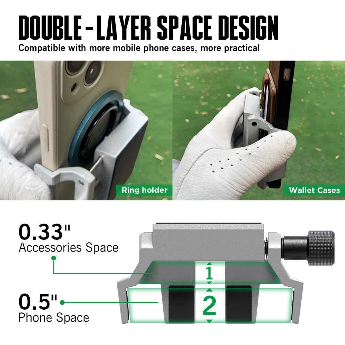 Dprofy magnetic holder on metal surface stabilizes your phone