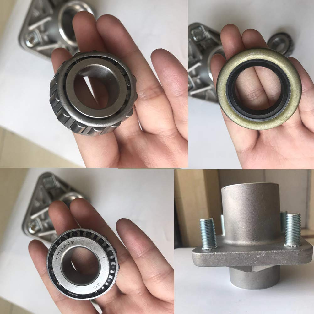 Dr.Acces bearing cups installed for quick front-end setup on Club Car DS.