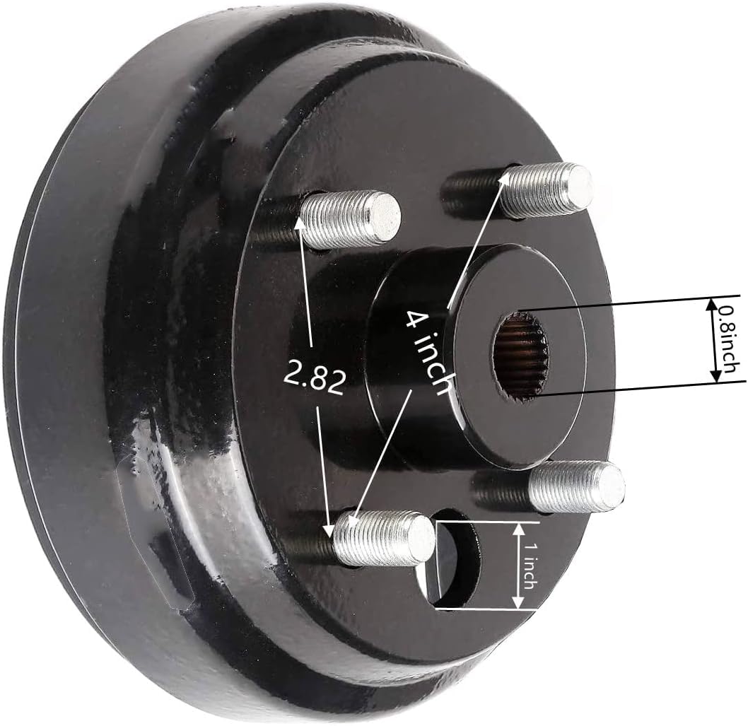 Dr.Acces brake drum center hole 3/4-inch specification for correct fit