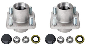Dr.Acces front hub in aluminum for Club Car DS, smooth fit for 1974–2003.
