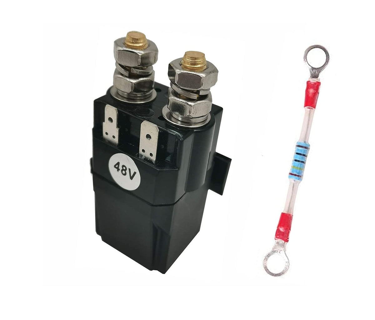 Dr.Acces golf cart 48V solenoid for Club Car DS/Precedent, ready for quick install.