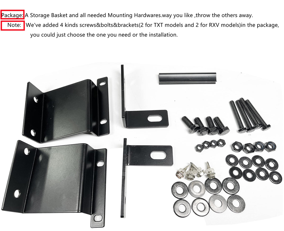 Dr.Acces stainless steel fasteners secure EZGO basket installation