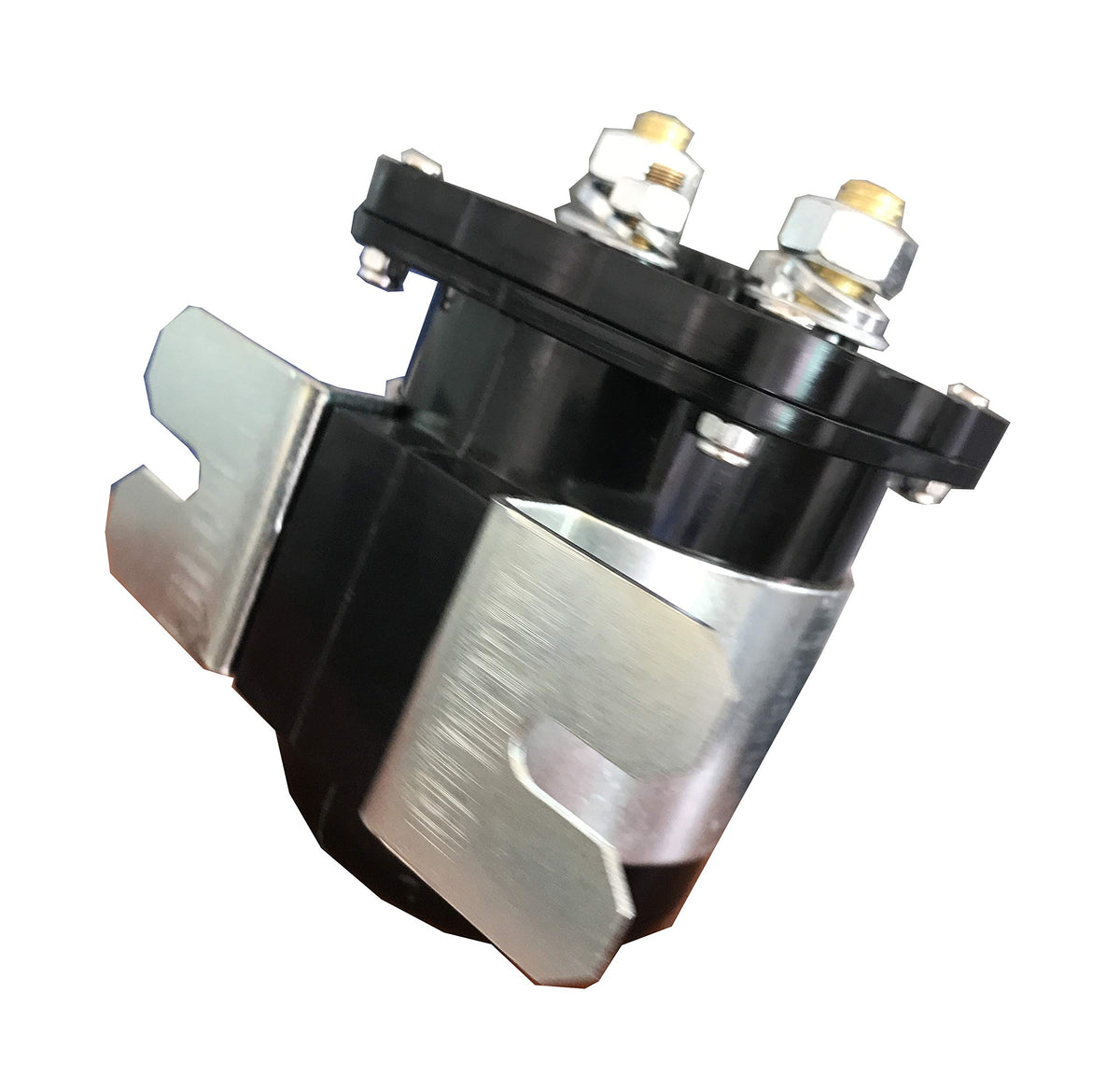 Dr. Accessories 48V starter solenoid with silver contacts for reliable engagement.