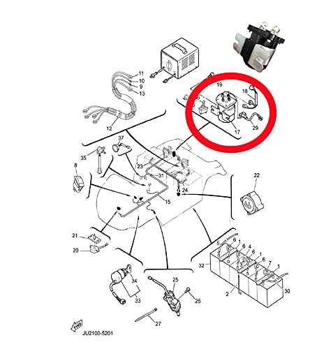 Dr. Accessories durable replacement part fits 1995 and newer electric carts.