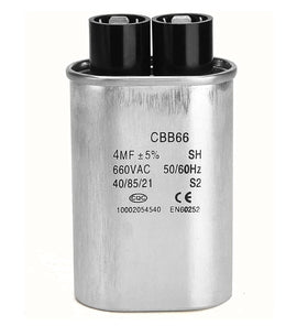 Dr. Parts golf cart capacitor 4mfd 660v close-up for easy upgrade and reliable charging