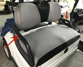 Dr.Acces arm rest padding close-up highlights durable surface.