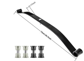 Dr.Acces black bushings for DS reduce vibration and improve ride comfort.